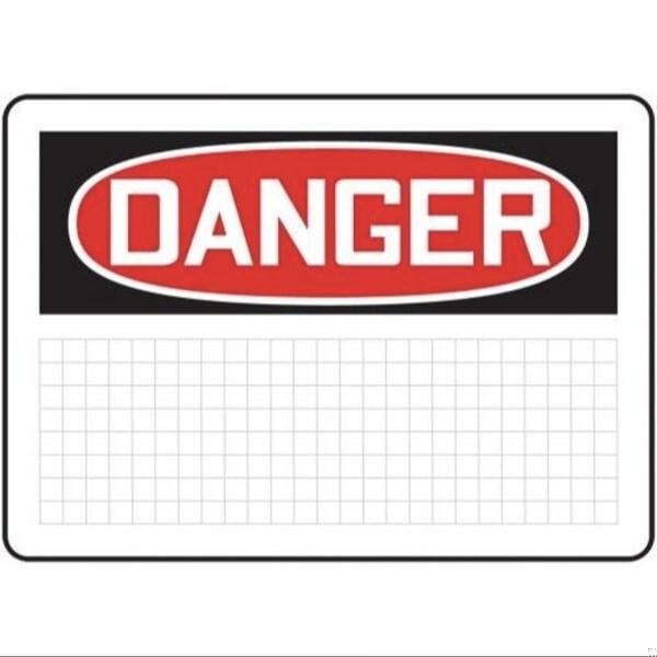 Accuform 10 in W, 7 in H, Aluma-Lite MRBH201XL - main